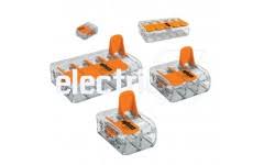 Clema 4 gauri/conductor flexibil sau rigid,2,5 mm(50buc),WAGO,CTK Foto