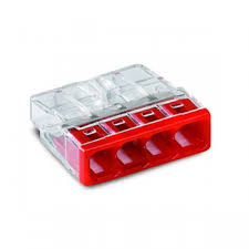 Clema conductor RIGID (4X2.5mm) transparent (100buc),WAGO,CTK Foto