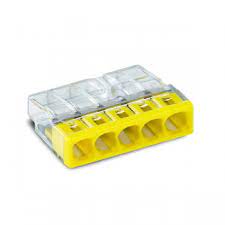 Clema conductor RIGID (5X2.5mm) transparent (100buc),WAGO,CTK Foto