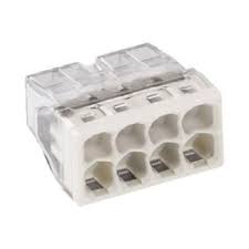 Clema conductor RIGID (6x2,5mm) transparent (100buc),WAGO,CTK Foto