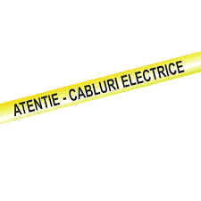 Banda "Atentie Cabluri Electrice" (100 metri) Foto