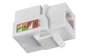 Модуль комп KEYSTONE RJ45, IDC110 кат.5+горизонт вход (TNT 07B-188WH) Foto