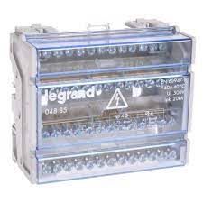 Repartitor Modular 4P(2x10mm-Intrari/11x4mm-Iesiri),40A Foto