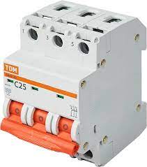 Automat ВА47-29 3P C25 4,5kA, TDM Foto