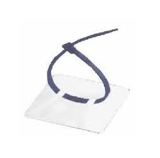 Suport cu adeziv 19x19mm p/u Coliere (100),Incolor Foto