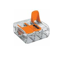 Clema 3 gauri/conductor flexibil sau rigid,4mm(100buc),WAGO Foto