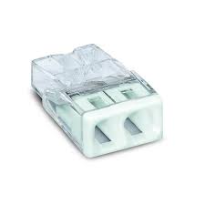 Clema conductor RIGID (2X2.5mm)transparent(100buc),WAGO Foto