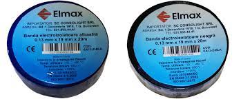 Banda izolatoare Elmax (0.13x19mmx20m),Rosie Foto