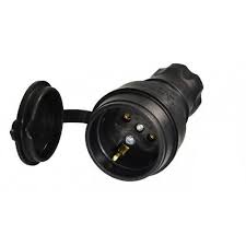 Priza Mobila De Cauciuc 16A 250V EMS Foto