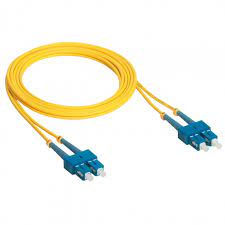 Patch Cord Optic tip OS1 (singlemode) LC/LC duplex 2m,Galben Foto