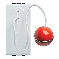 Buton cu Fir 10A 1M Alb (Livinglight) Foto