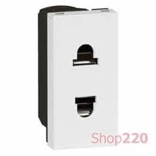 Priza RJ45 1M Cat.5 UTP Alb,CTK Foto