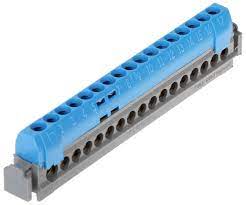 Bareta de Conexiune/Albastru (1x6 la 25+ 16x1.5 la 16) IP2X,Plexo Foto