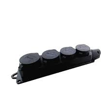 Priza 4 Locuri De Cauciuc 16A-250V,EMS Foto