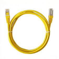 Patch Cord RJ45 Cat.6a S/Ftp Ecranat 1m,Galben Foto