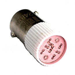 Bec de skimb rosu neon/240V Foto