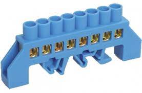 Bara distrib pe sina [] DIN 6x9mm 7 gauri albastra Foto