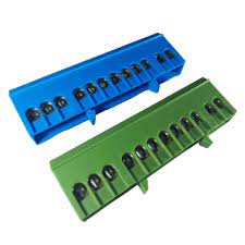 Bara distrib pe sina [] DIN 6x9mm 15 gauri verde Foto