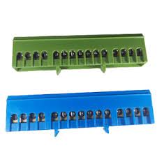 Bara distrib cu sup. univ 6x9mm 6 gauri verde Foto