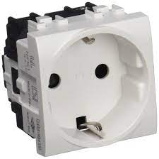 Priza 2P+E con.surub  2M 16A-250V Alb (Livinglight) Foto