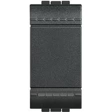 Buton cu revenire 1P NO 10A 1M Antractit (Livinglight) Foto