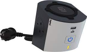 Bloc Mutifunctional 2x2P+T(2M-3x1,5 TipA+TipC cu inductie),Alb-Gri Foto