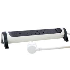 Bloc Mutifunctional 4x2P+T(1,5M-3x1,5/SPD+ind.LED),Alb-Gri Foto