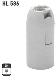 Dulie suspendata Е14 alb HL586 Foto