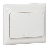 Intrerupator 10A kaptika alb Foto