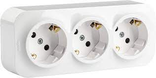 Priza 3x2P+T 16A alb FORIX* Foto