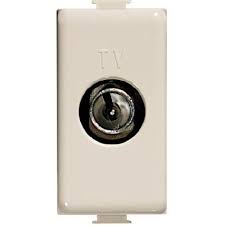 Priza TV 1mod Matix  Bej Foto